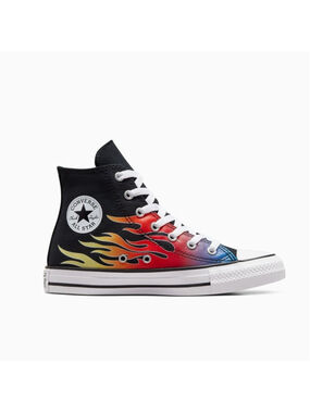 New Converse Chuck Taylor All Star Cars Flames Sneakers
